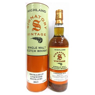 モルトウィスキー 『 リンクウッド 2013y 』 9年 シグナトリー