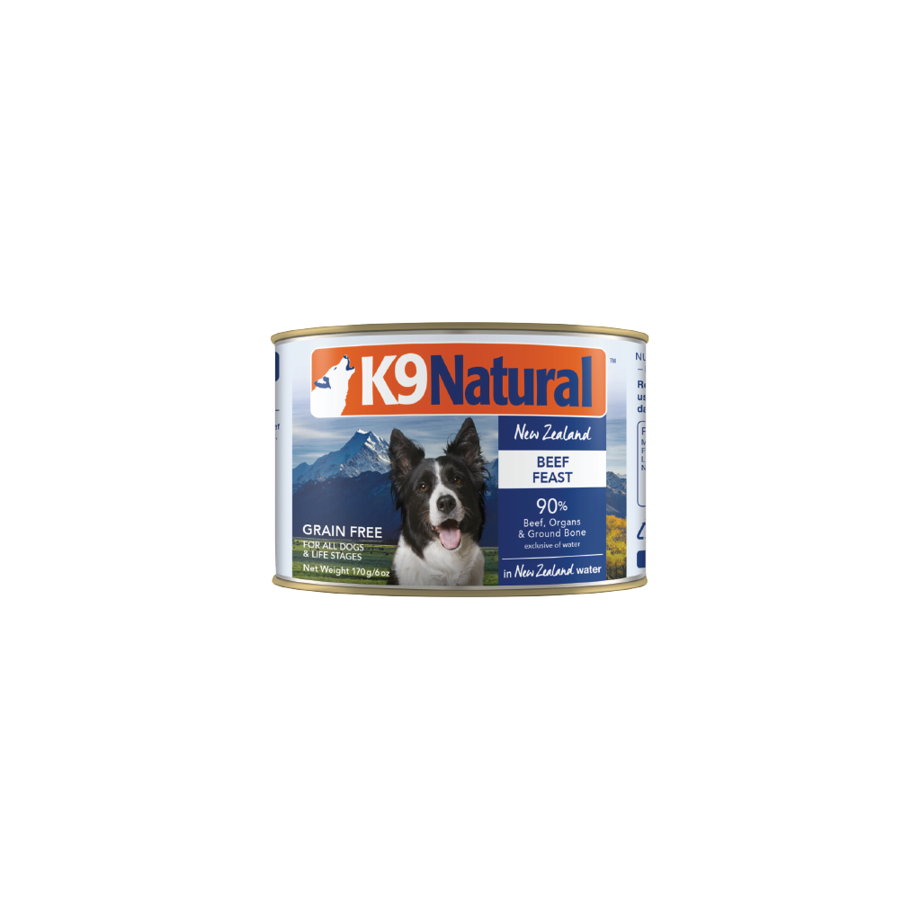 Beef Feast Canned Dog Food – K9 Natural