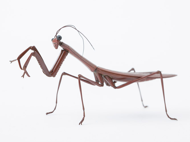 素銅製 蟷螂自在置物 高瀬好山 - 古美術 鐘ヶ江 - Collections -