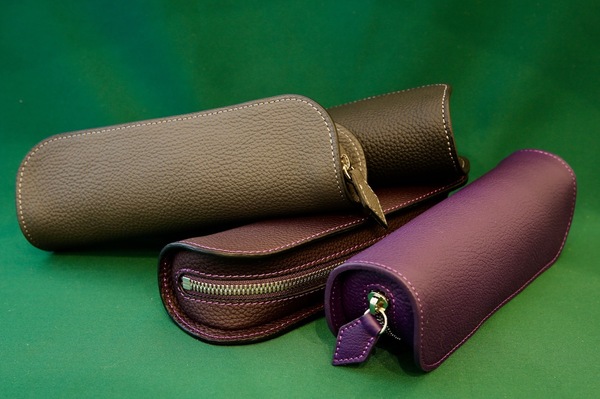 ルボナー デブペンケース シュランケンカーフ バイオレット Le Bonheur