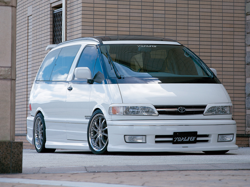 アオシマ TOPLINE エスティマ エクストラ 中期型 アオシマ1/24 TOPLINE