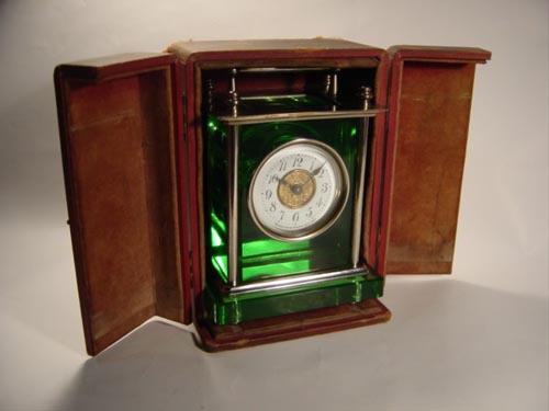 硝子枕」精工舎 - 硝子枠置時計