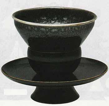 油滴天目 茶碗【販売】-茶道具は京都しみず孔昌堂