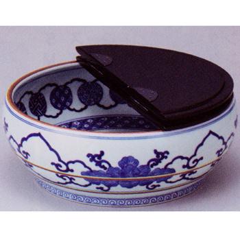 平水指 祥瑞内山水 真塗割蓋【販売】-茶道具は京都しみず孔昌堂