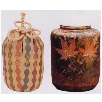 茶入、肩衝、丹波焼、丹山作。 茶入 森本丹山作 丹波焼 肩