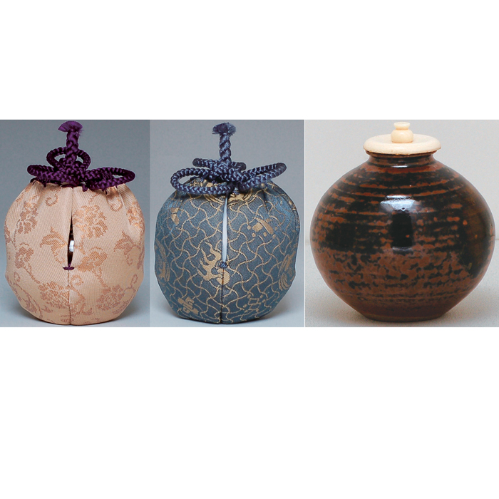 茶道具 文琳茶入 SHOEMAKER在銘 時代箱付 V 9259 茶道具 文琳茶入