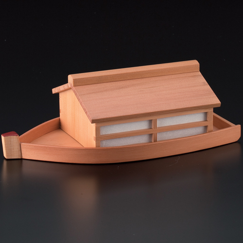 干菓子器 屋形舟【販売】-茶道具は京都しみず孔昌堂