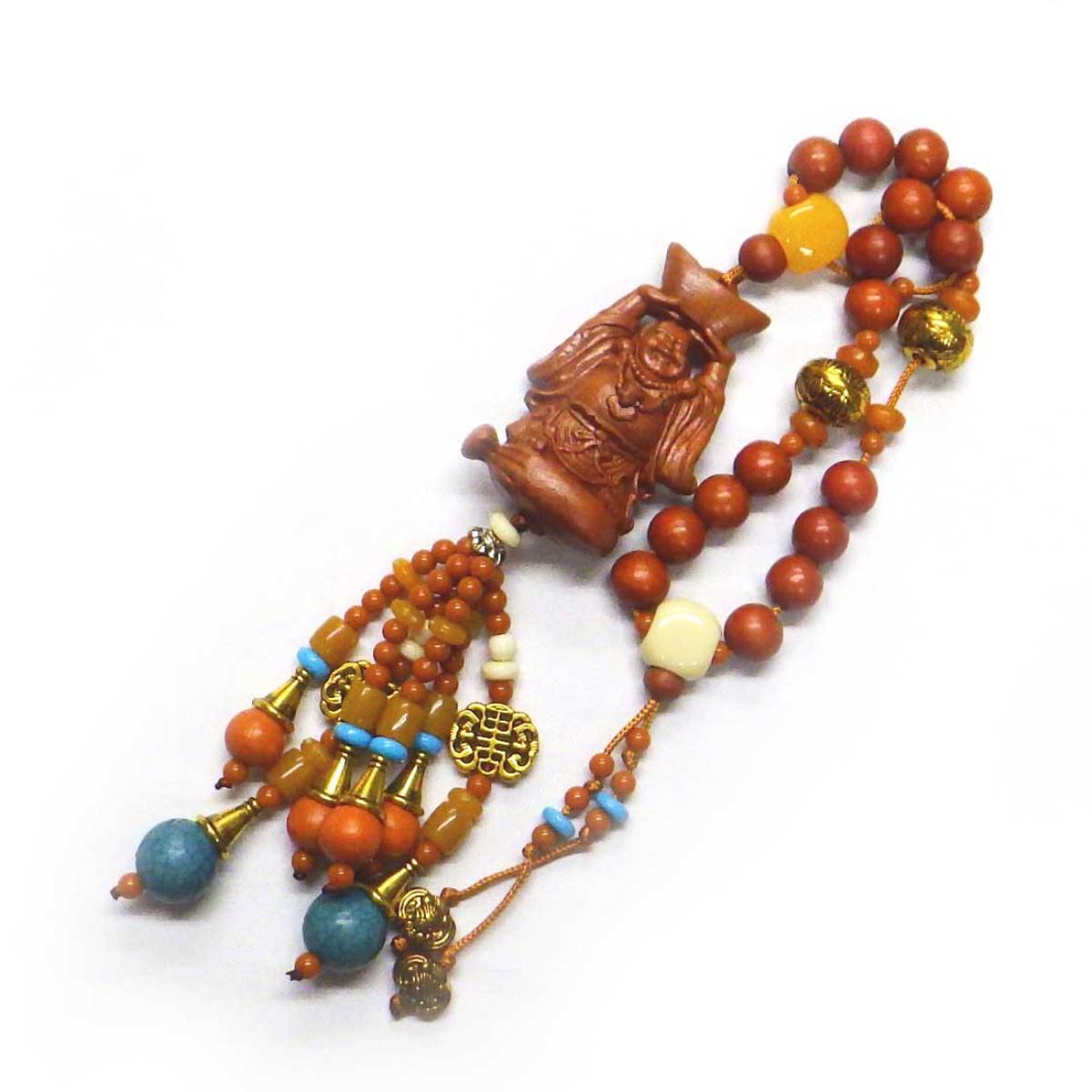 数珠型 根付け 上元宝 布袋 – 株式会社廣友オンラインショップ