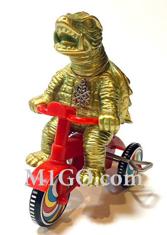 M1号 ガメラ三輪車 金色 ゴールド ガメラ60周年記念 雪の結晶