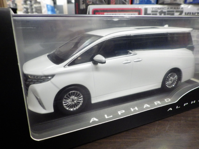 新型アルファード ミニカー カラーサンプル プラチナホワイトパール