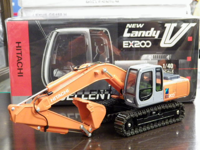 HITACHI EX-200 模型 1/40 日立建機 EX200 1/40スケールモデル