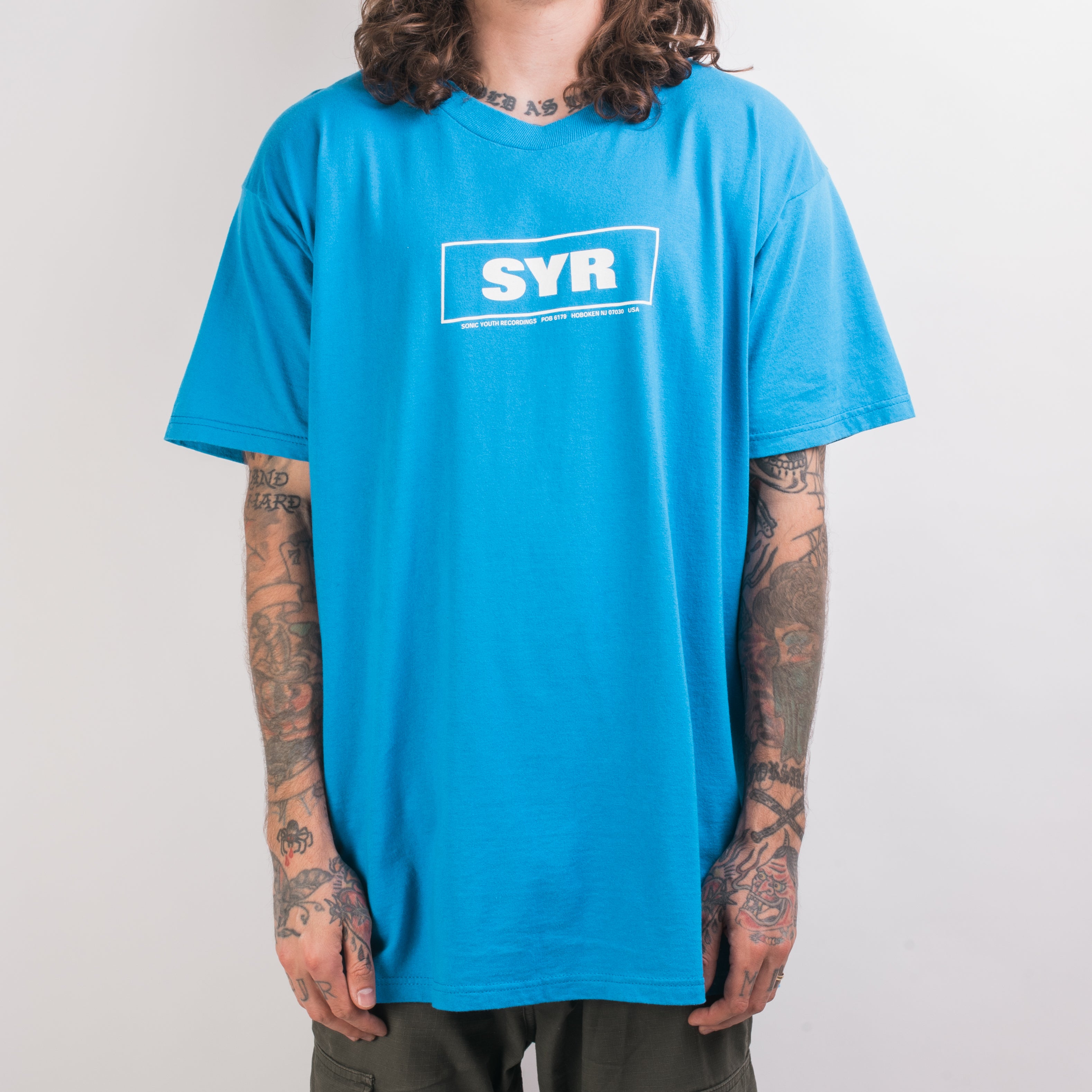 90〜00'sヴィンテージバンドtシャツSonic Youth Tシャツ 青 90〜00's