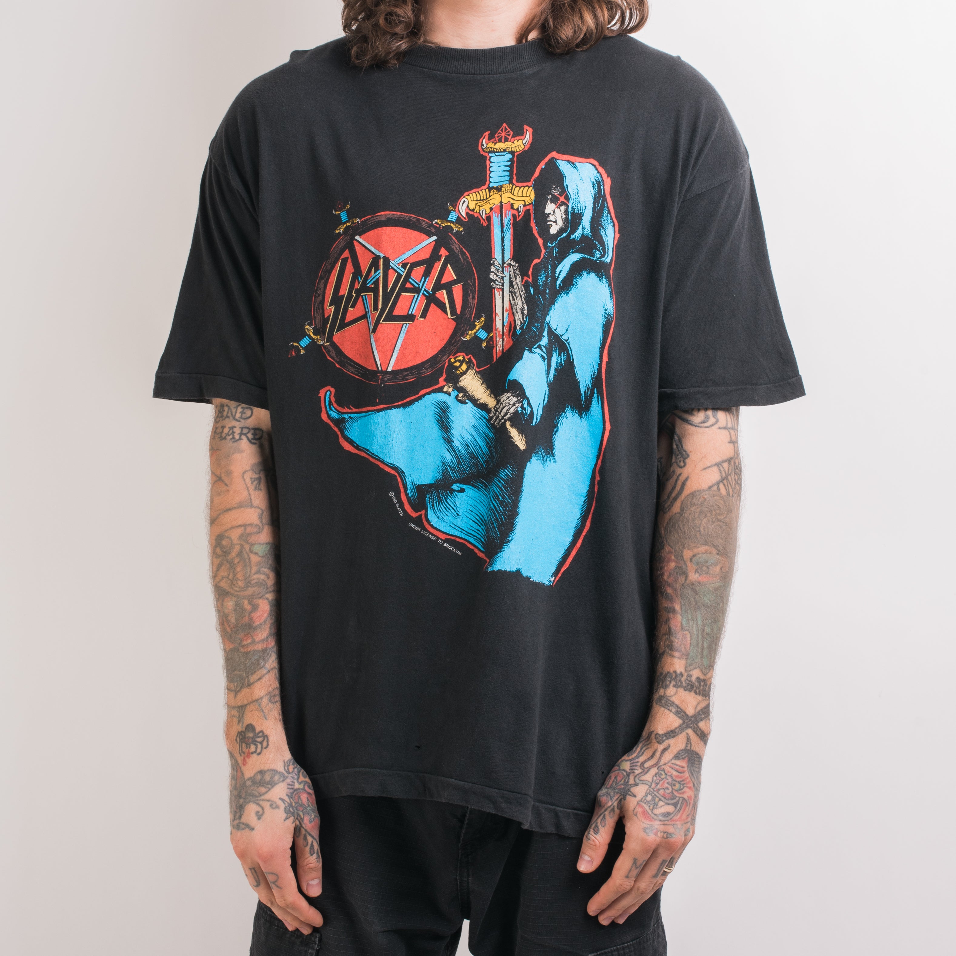 Vintage 1990 Slayer Spill The Blood T-Shirt – Mills Vintage USA