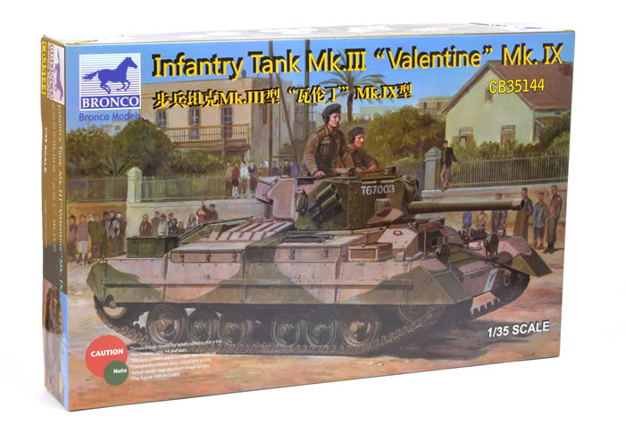 Bronco Kit No. CB35144 Infantry Tank Mk III “Valentine” Mk. IX