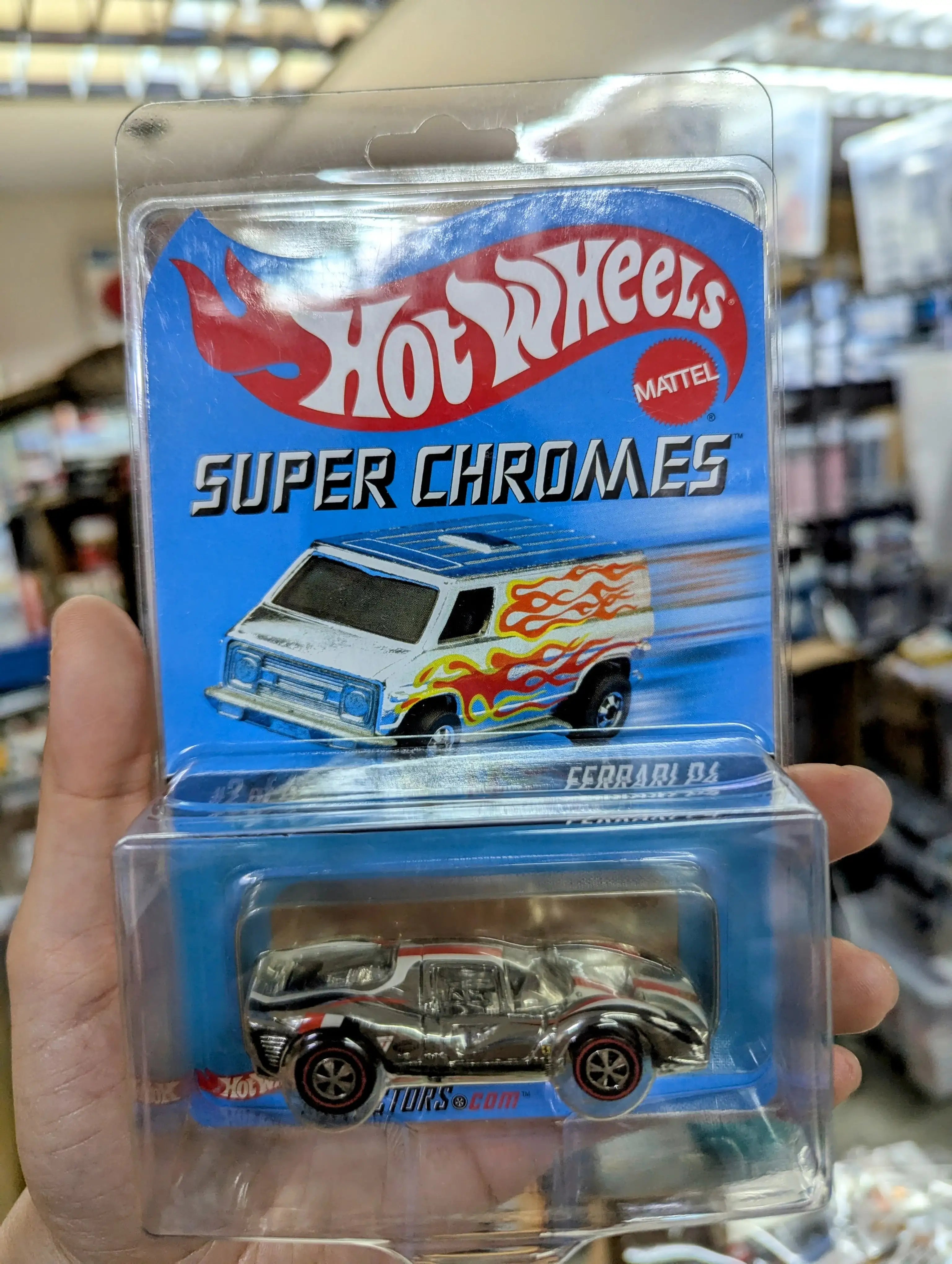 Hot Wheels Super Chrome Ferrari P4 – Mobile Garage HK