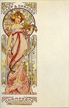 アルフォンス・ミュシャ シャンパンホワイトスター 188/300 VR8693B