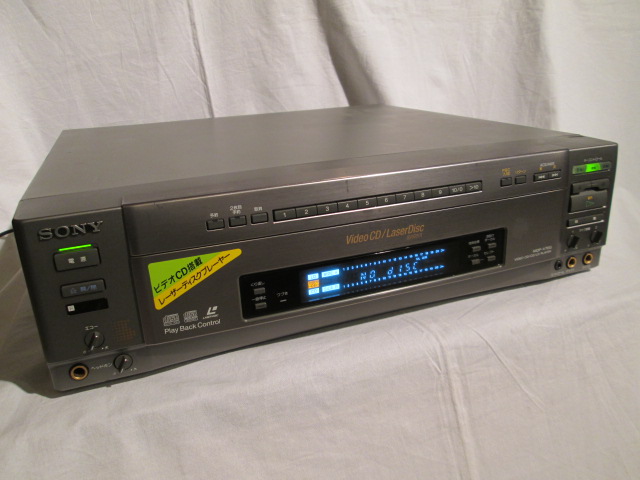 SONY ソニー VIDEO CD/CD/LD PLAYER MDP-V70G レーザーディスク