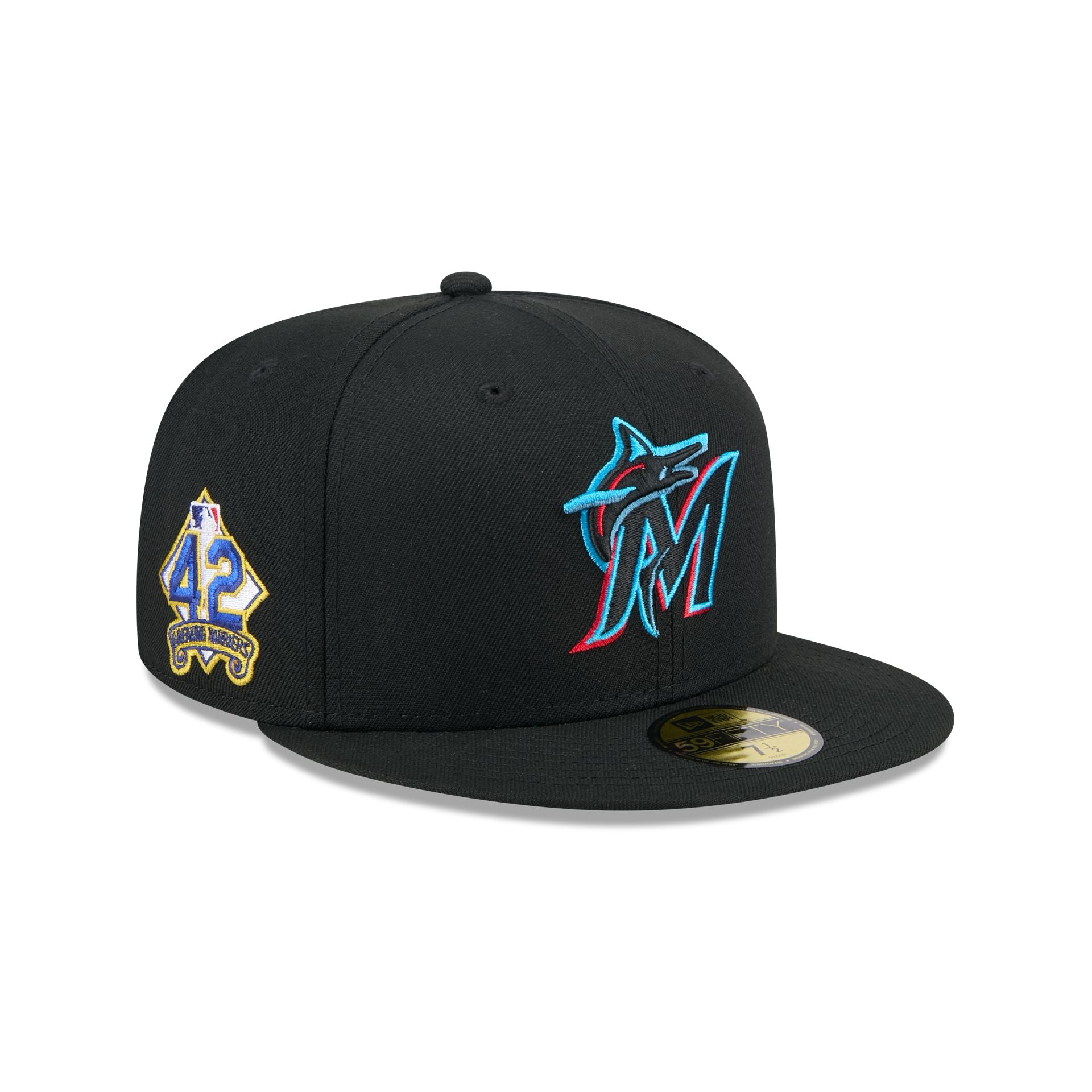 Miami Marlins Jackie Robinson Day 2025 59FIFTY Fitted Hat – New