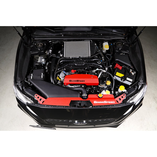 GrimmSpeed プーリーカバー 赤 スバルWRX VAB/GRB/GVB GrimmSpeed