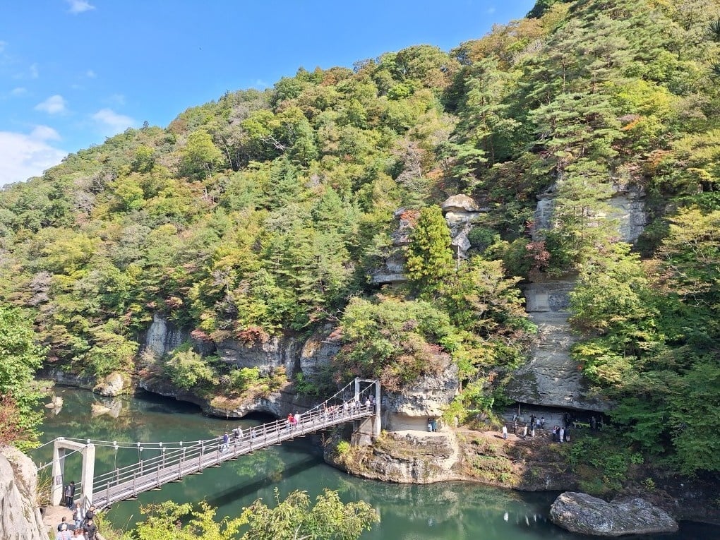 美麗! 峠の岪 へつり 福島県 高精細 プリント 写真 美麗! 峠の岪 へ