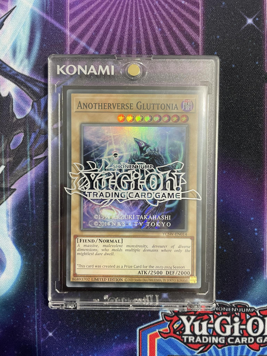 遊戯王 公式 YCS 上位賞 ANOTHERVERSE GLUTTONIA 北米版 予約 – トレカ