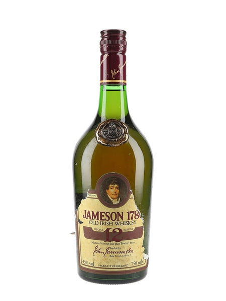 John Jameson 1780 Special Reserve 12YO Irish Whiskey - 1980s (43