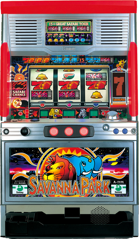 パチスロ実機 サミー 猛獣王 4号機 コイン不要機 猛獣王スロットコイン