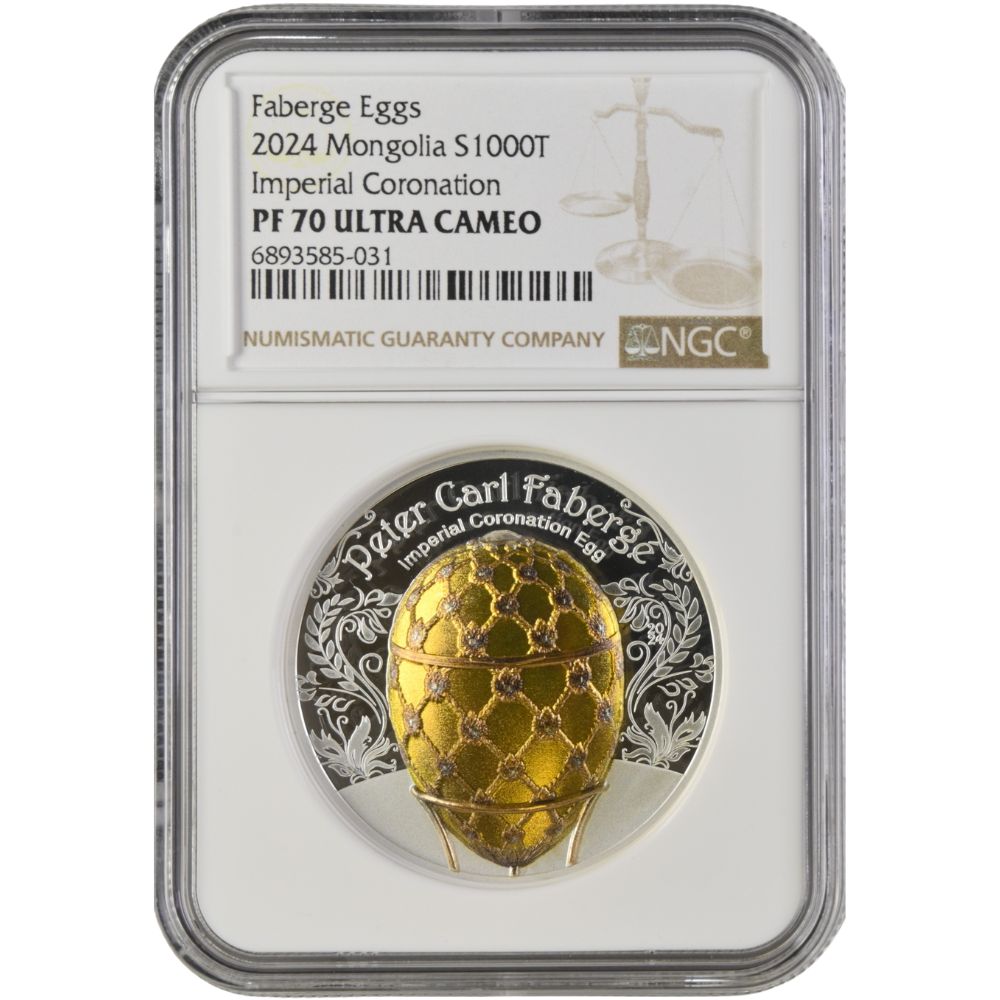 Imperial Fabergé ファベルジェ Eggs Coin 純銀 レア prod-