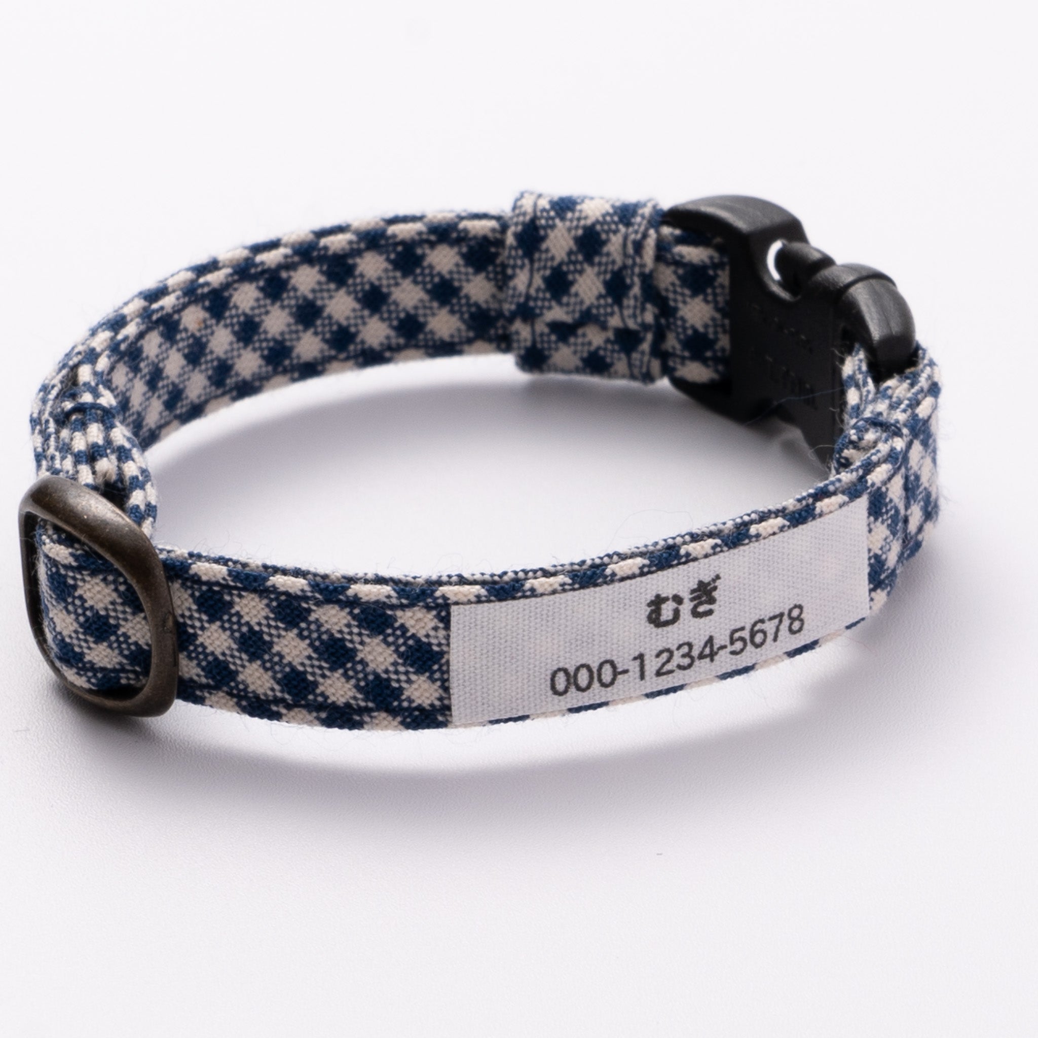 猫首輪用お名前シール（布製迷子札）｜ぽぽねこ公式オンラインショップ