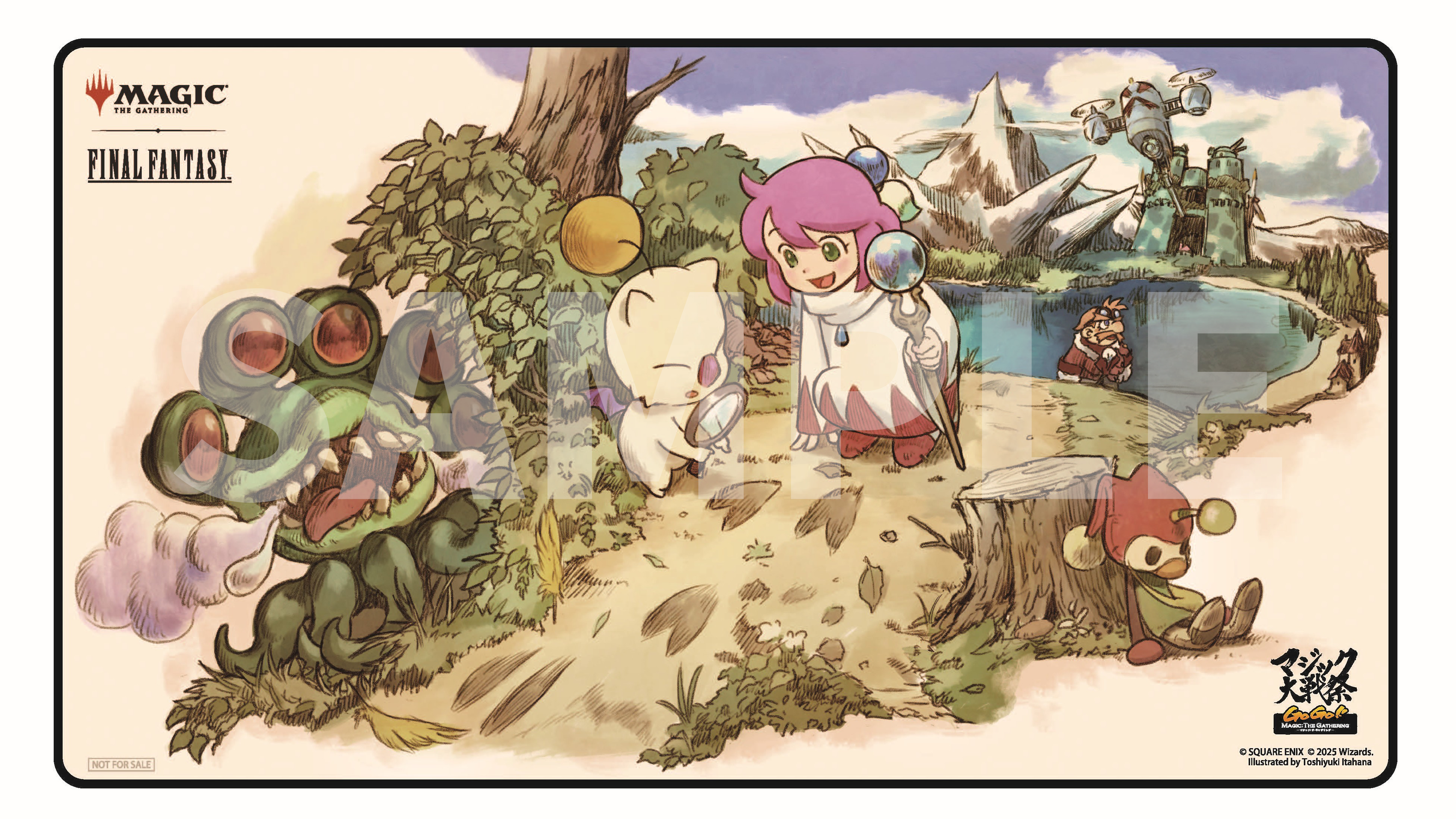 MTG FF マジック大戦祭 荒地 Wastes キャンバスアート MTG FF マジック