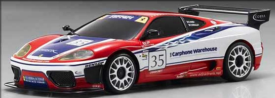 新品京商ミニッツレーサー用ボディーフェラーリF-430GTスクーデリアエ