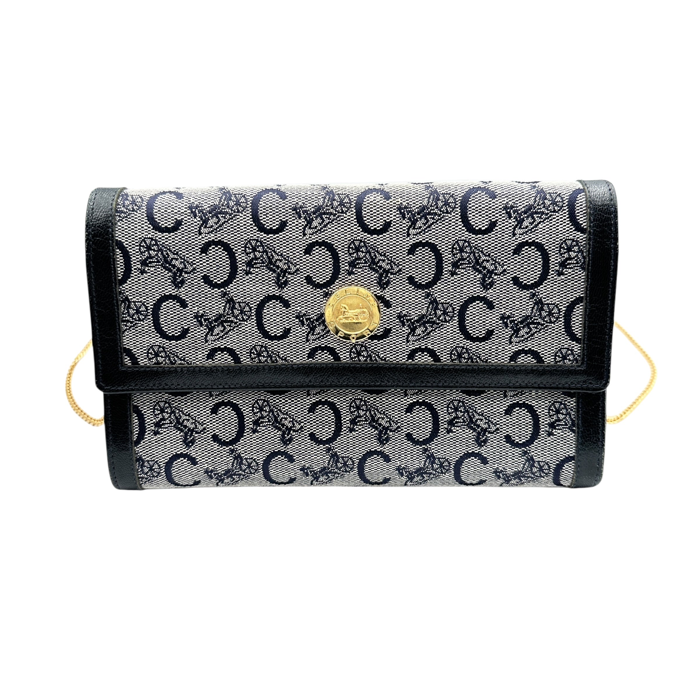 CELINE セリーヌ 長財布 財布 レザー CELINE ブラックレザー 長財布