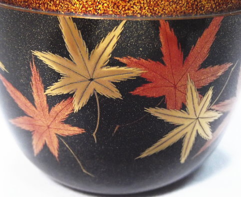 岩倉 隆斎造 紅葉蒔絵大棗（共箱二重箱 鵬雲斎箱書） | 骨董 通販