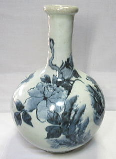 骨董染付草文様盃杯猪口5点煎茶碗煎茶道具染付磁器