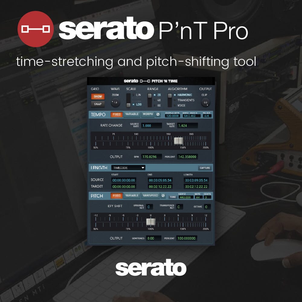 Serato Pitch 'n Time PRO - High Quality Time-stretching and Pitch