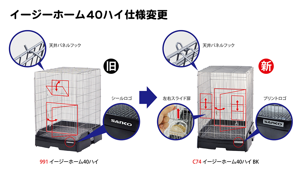 徹底レビュー】イージーホーム40ハイBK｜小動物おすすめのケージ
