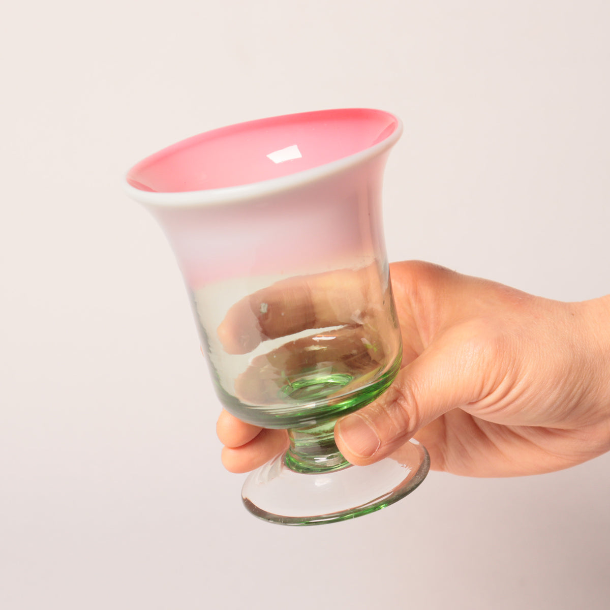 明治後期～大正 五輪花色吹雪文小鉢 氷コップ 明治後期～大正 五輪花色