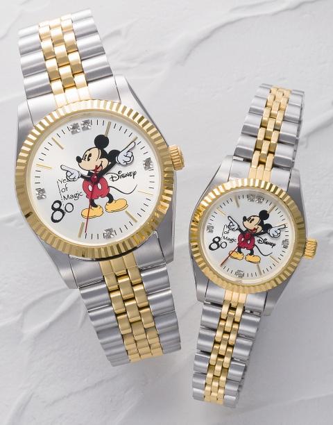 ディズニー】ミッキー生誕80周年記念腕時計 ロレックスタイプ