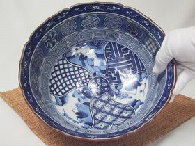 有田焼の大鉢/平戸祥瑞大鉢