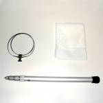 昆虫採集、用品、用具｜金属性引抜式（長短自由）径36cm絹網金具付