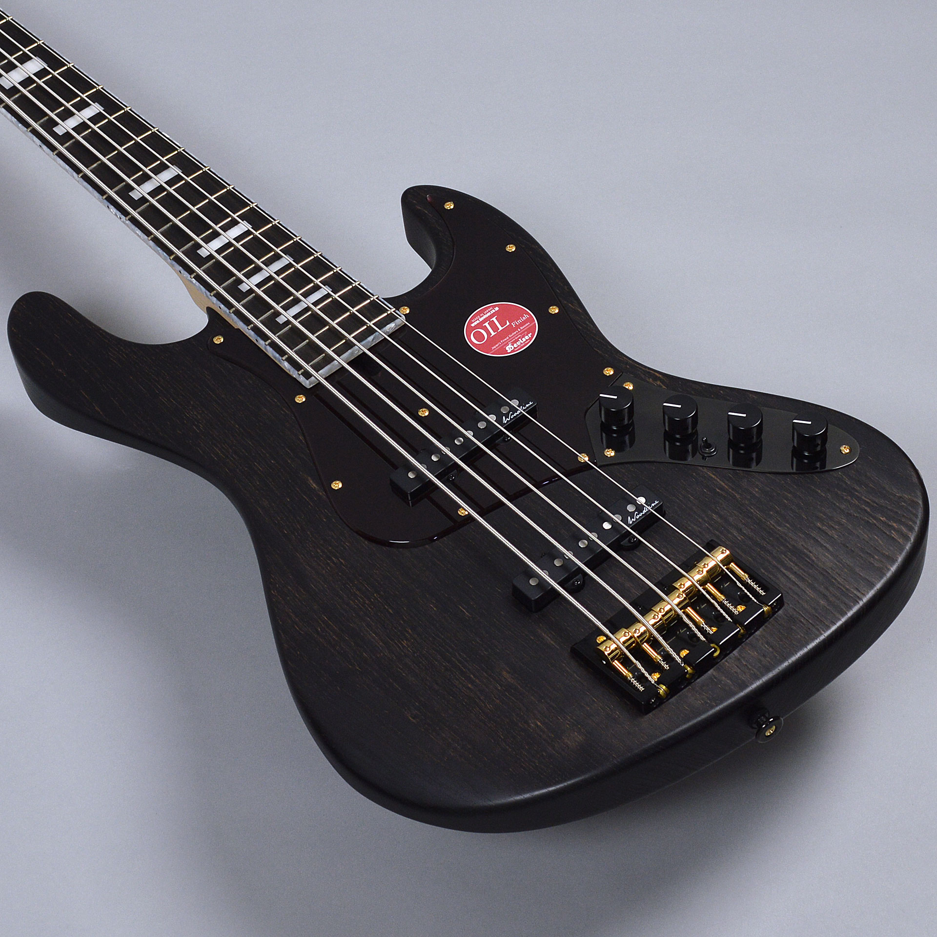 エレキベース】Bacchus（バッカス）WOODLINE 517AC-BGP/E BLK/OIL