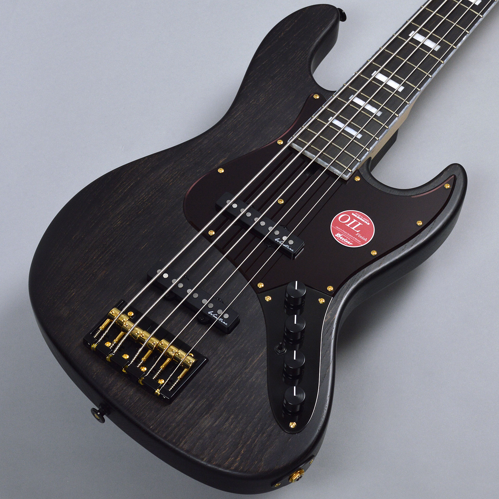 エレキベース】Bacchus（バッカス）WOODLINE 517AC-BGP/E BLK/OIL