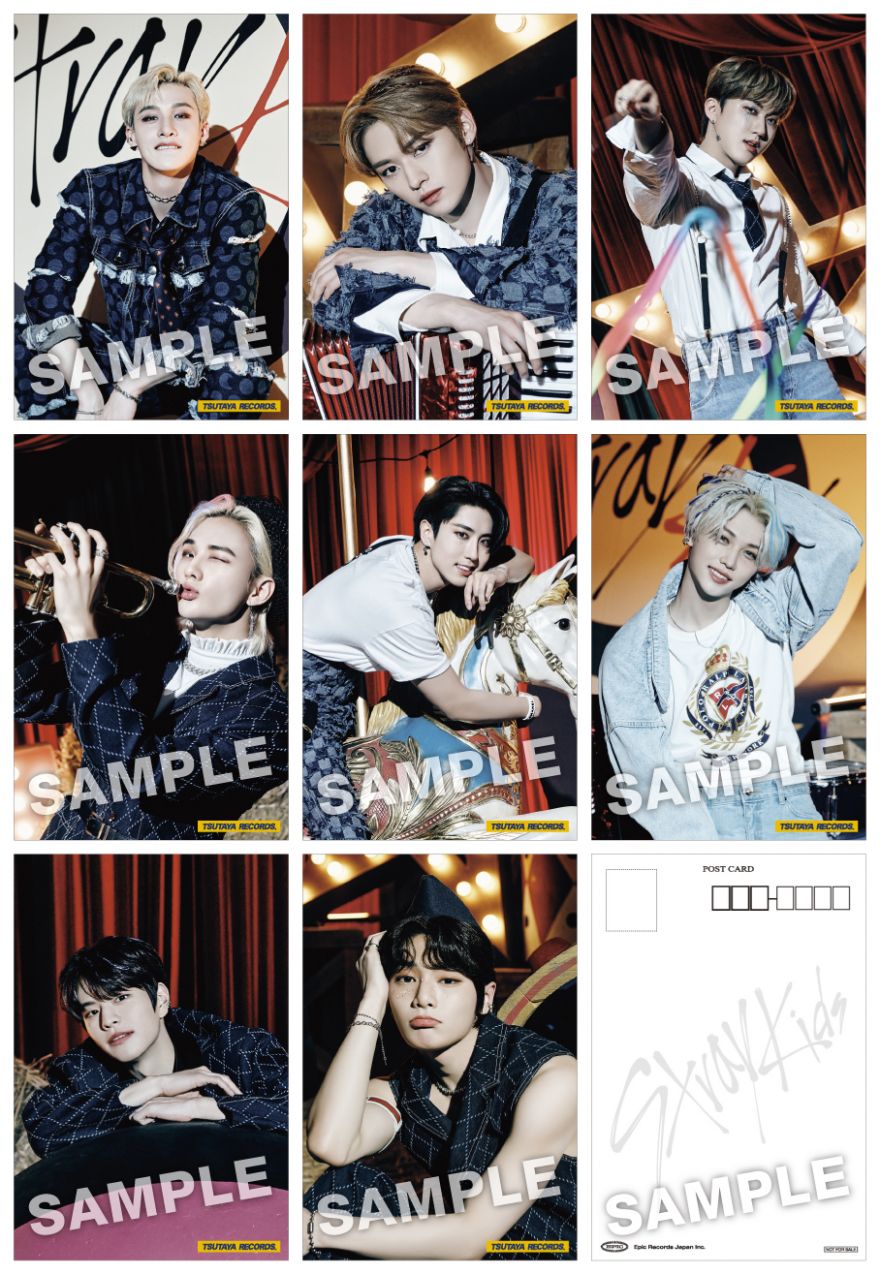 straykids circus メンバーサイン入り ポストカード straykids circus