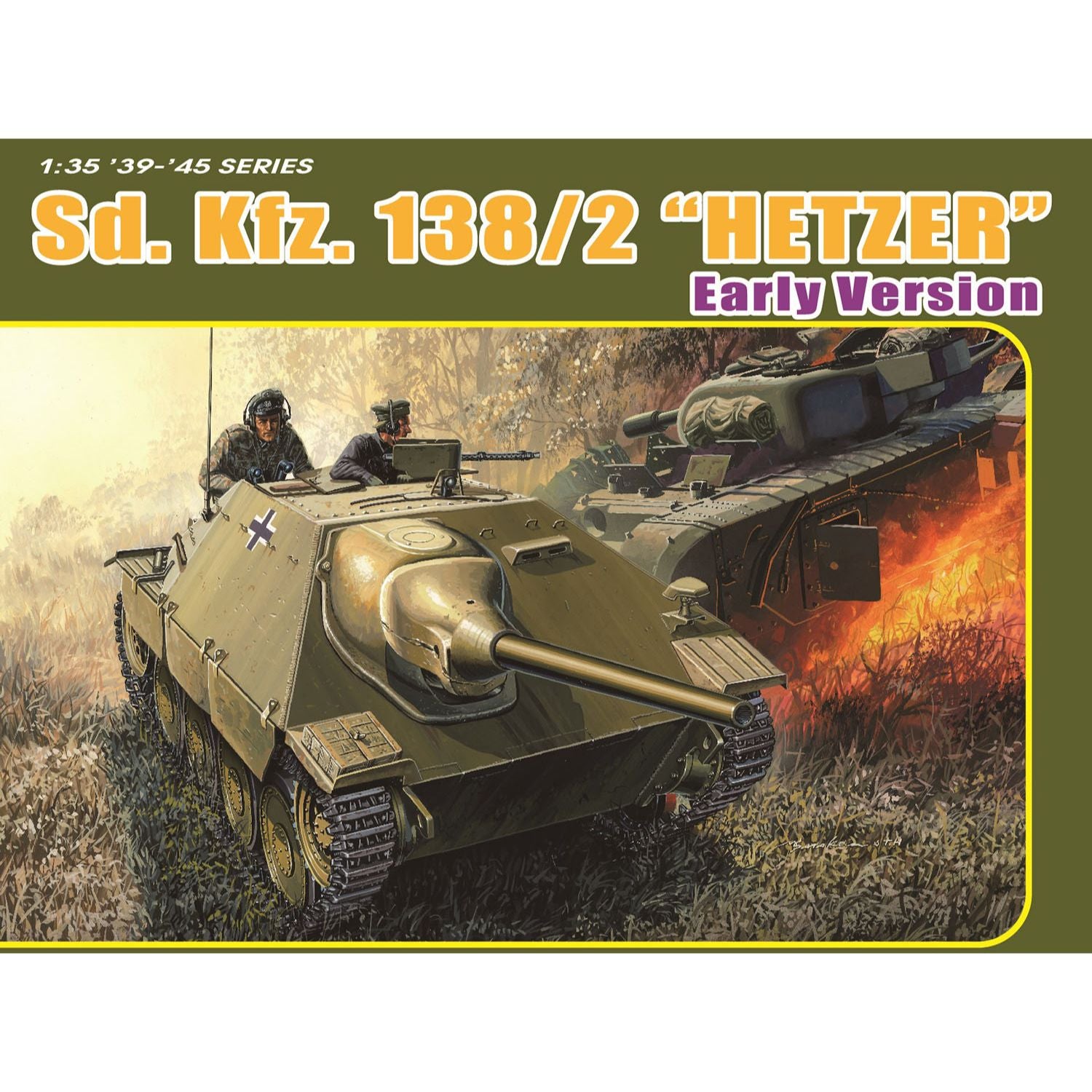 DRAGON(ドラゴン) WW.II ドイツ軍 駆逐戦車 ヘッツァー 初期生産型 1