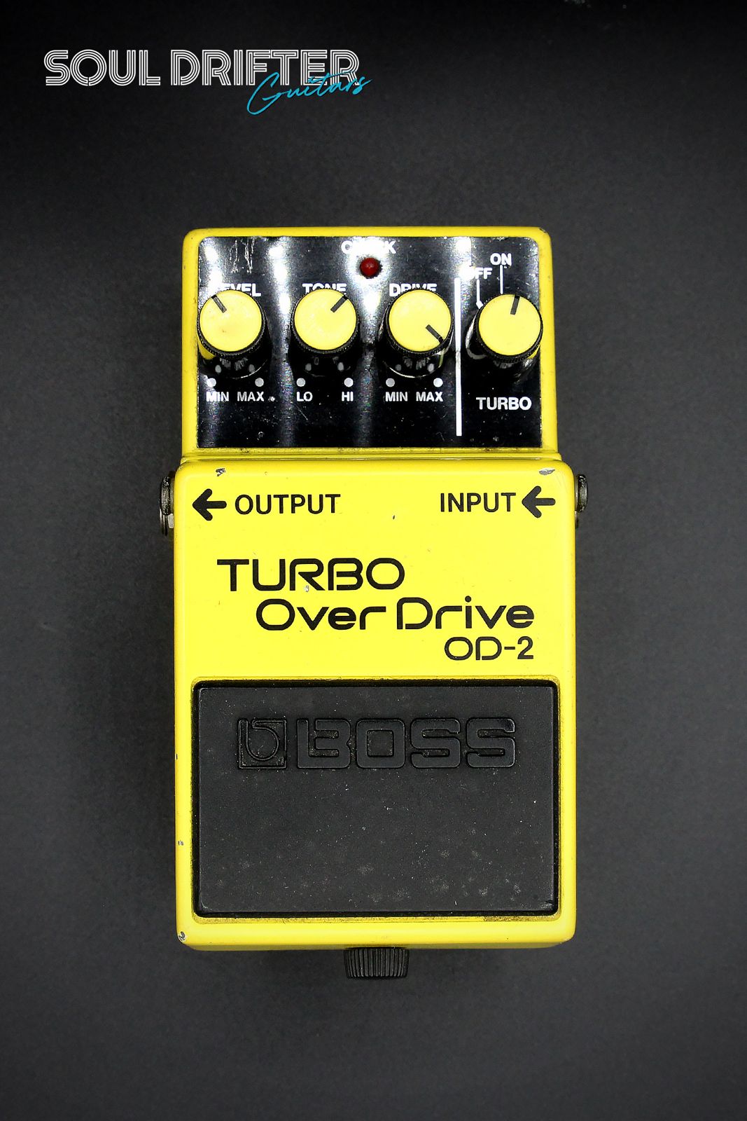 Boss Turbo Overdrive OD-2 (Made in Japan) – Soul Drifter Guitars