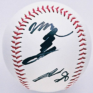 江夏豊 直筆サインボール（ボールケース付）