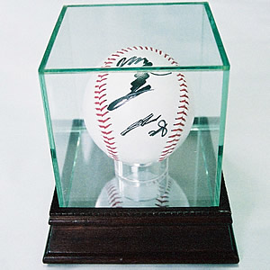 江夏豊 直筆サインボール（ボールケース付）