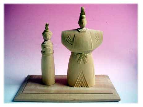 川原和夫氏作品 Wood carver Kazuo kawahara