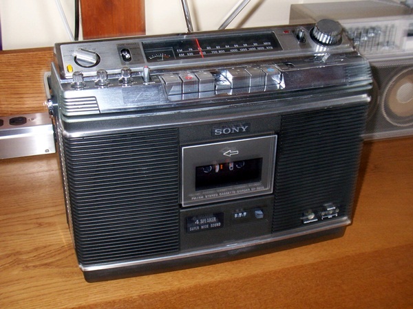 動作品 ソニー SONY CF-3800 最高級ステレオラジカセ 昭和名機ラジオ