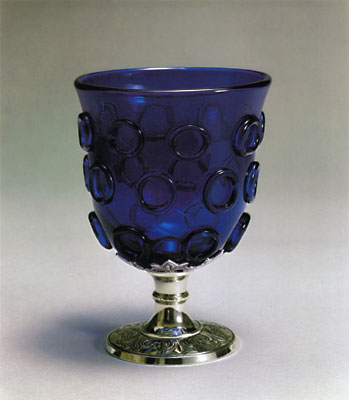 K*k様 由水常雄 正倉院宝物 紺瑠璃杯 復元品